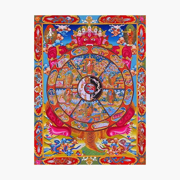 Artikel-Vorschau von Buddhistisches Rad des Lebens Bhavacakra, designt und verkauft von Onodera.