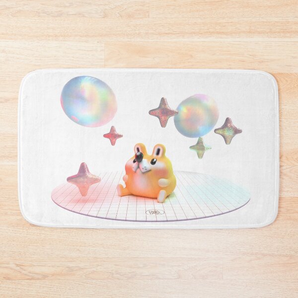 Item preview, Cute 3D bear in pastel with glitter and bubbles designed and sold by FaniaKatz.