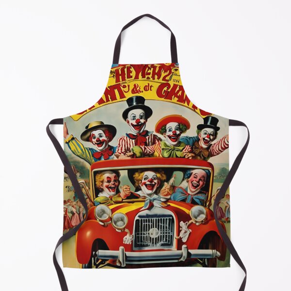 Item preview, clowns in a tiny car 1920's, "off to the circus" designed and sold by The Far Far North.