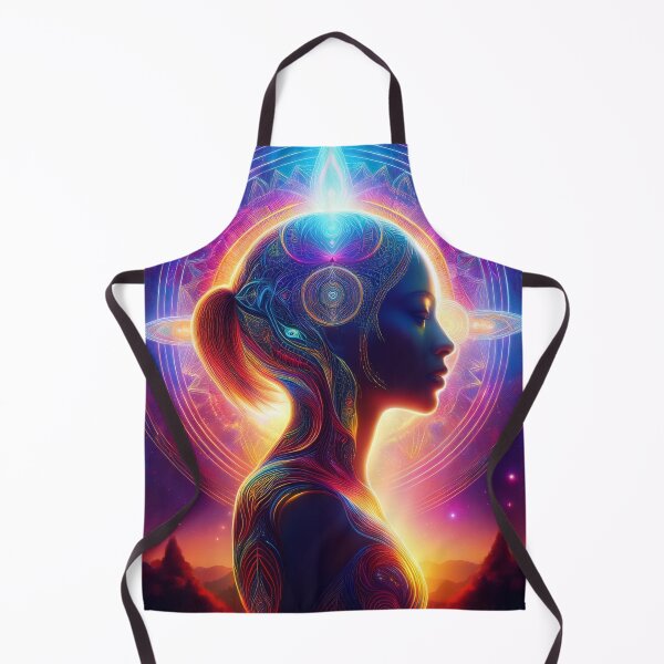Item preview, Quantum Enlightenment: Spiritual Humanoid Silhouette designed and sold by HighestMind_888.