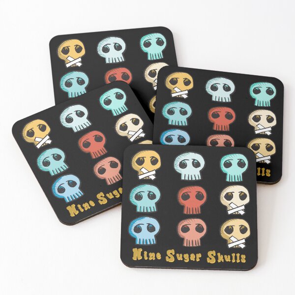 Item preview, Nine Sugar Skulls. Sugar Skulls. C07 designed and sold by ParissiFriends.