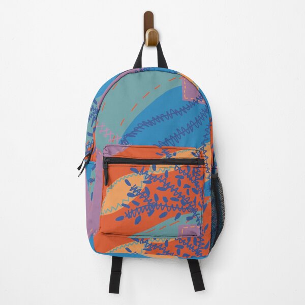 Item preview, Bold Abstract Patchwork Art – Colorful Embroidery-Inspired Textile Design designed and sold by Warm Whimsy Designs.
