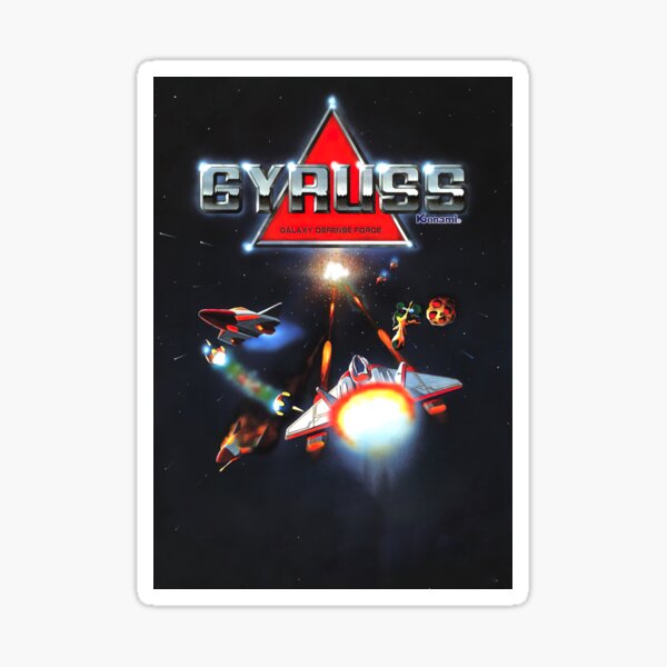 Artikel-Vorschau von Gyruss-Spielcover HD, designt und verkauft von Retr0Tshirts.