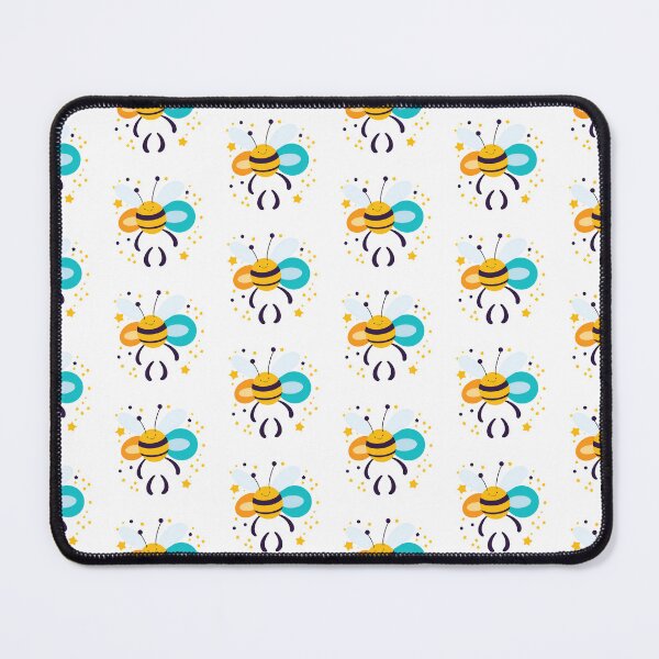Item preview, Happy Bee Holding a Honey Jar with Tiny Sparkling Wings, "Bee Happy" Positive Sticker designed and sold by AlwaysHome.