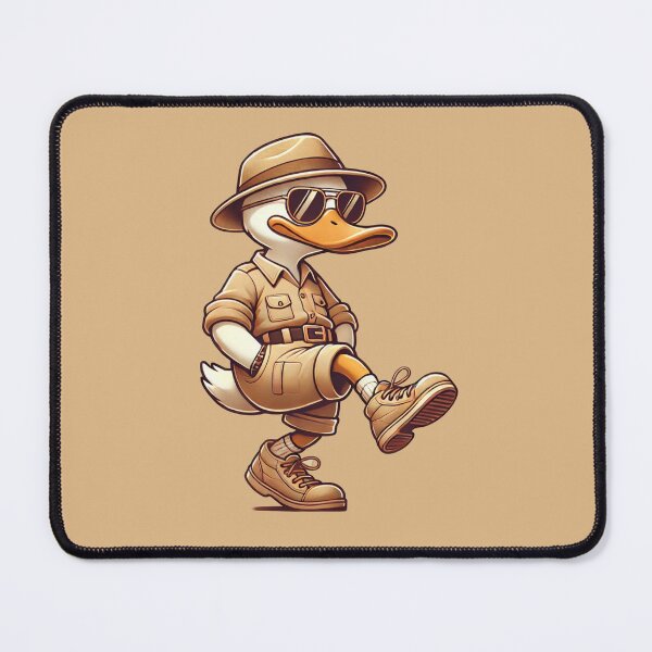 Item preview, Safari Duck – Cool Explorer & Adventure Outfit Design designed and sold by CREATUDE.