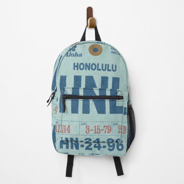 Item preview, Poster Honolulu Aloha airlines Tag designed and sold by LostTravelersLab.