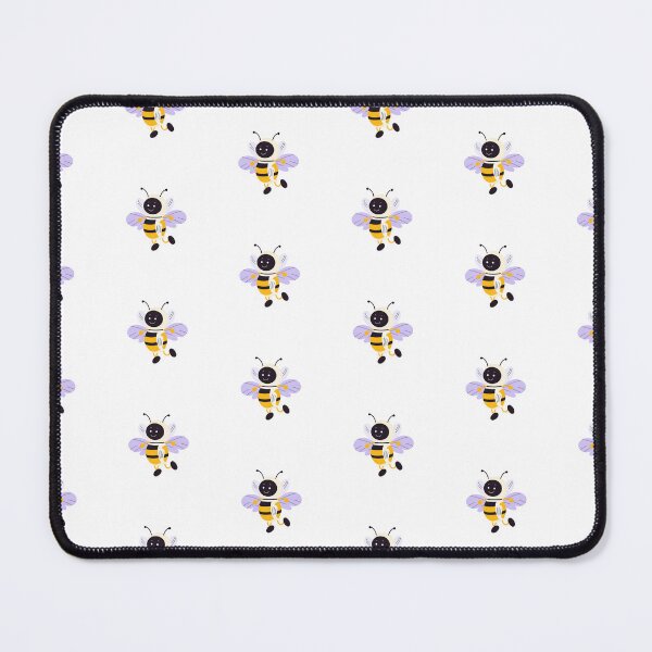 Item preview, Happy Bee Holding a Honey Jar with Tiny Sparkling Wings, "Bee Happy" Positive Sticker designed and sold by AlwaysHome.