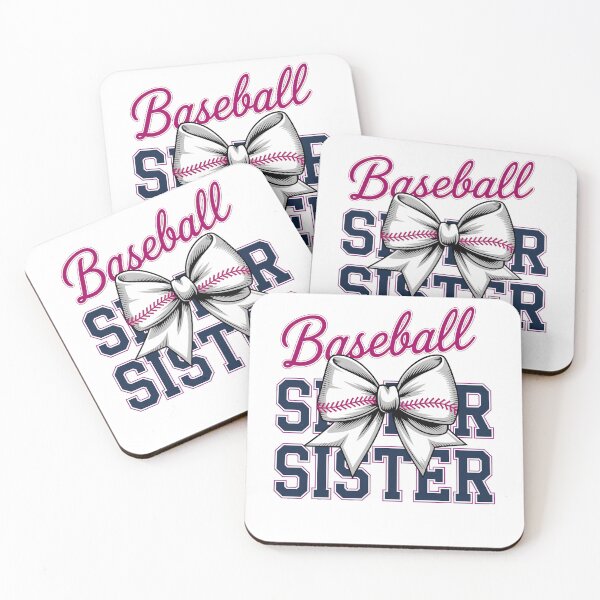 Item preview, Baseball Sister Coquette Bow Biggest Fan Sport Lovers Girl designed and sold by clothesy7.