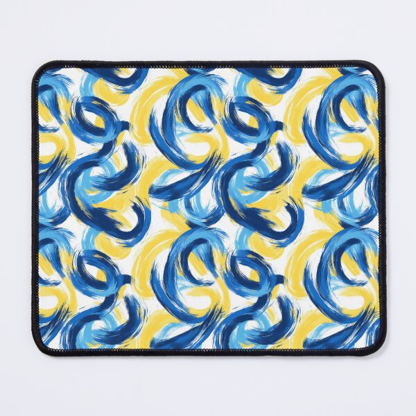 Item preview, Expressive Blend of Blue and Yellow Shades designed and sold by MidArtForge.