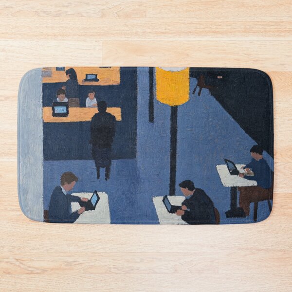Item preview, Cybercafe | Post-impressionist painting style designed and sold by ComicsFactory.
