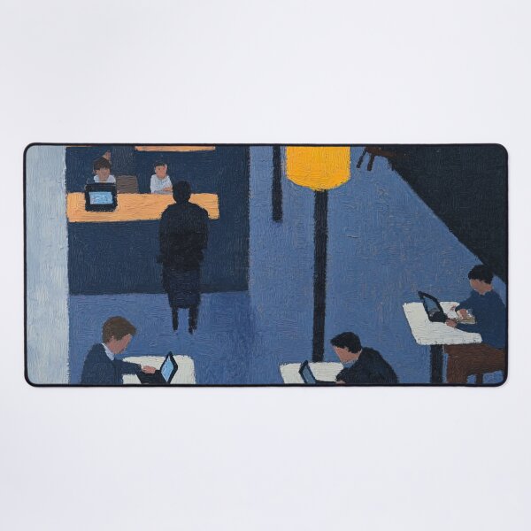 Item preview, Cybercafe | Post-impressionist painting style designed and sold by ComicsFactory.