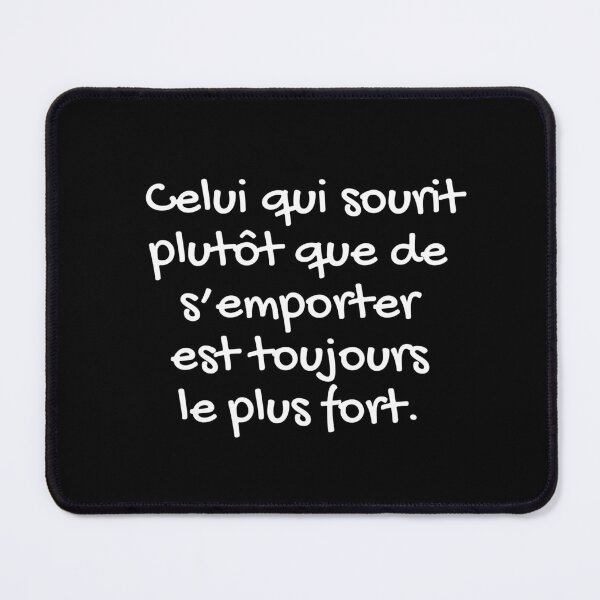 Item preview, Quote about life - positive quote in French designed and sold by ZenNature.