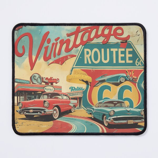 Item preview, Vintage Route 66 designed and sold by SamartkitDesign.