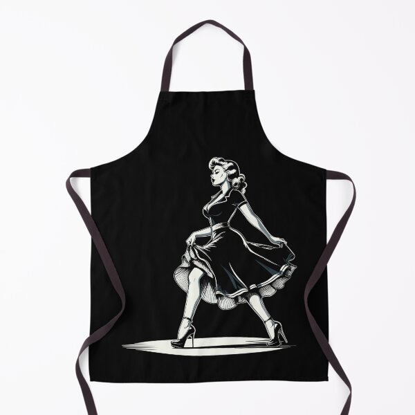 Aperçu de l'œuvre Robe style rockabilly pour femme, escarpins rétro, cadeau créée et vendue par Pineapple-Tree.