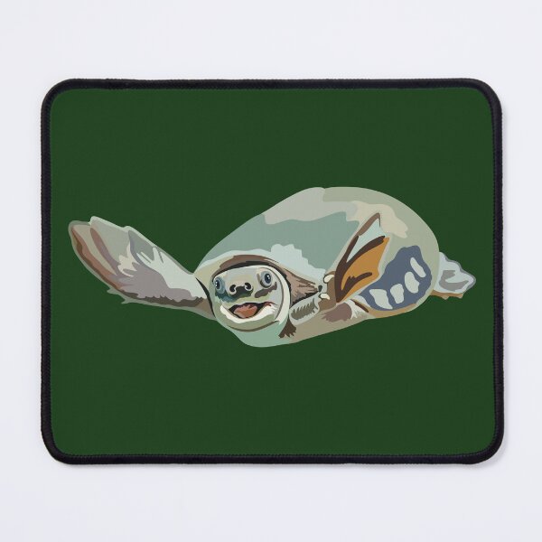 Item preview, P is for Pig Nosed Turtle , Pig-Nosed Turtle – Unique Freshwater Turtle Wildlife Illustration designed and sold by PrettylittlepastelUk.