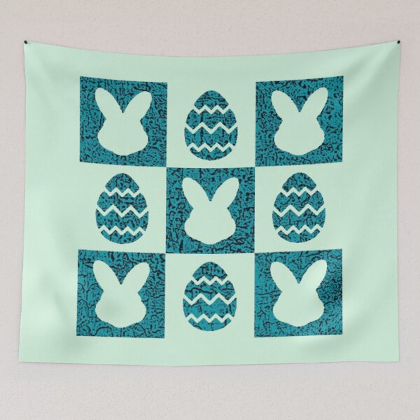 Item preview, Bunny, Eggs & Checkered Joy designed and sold by Syrupulse.