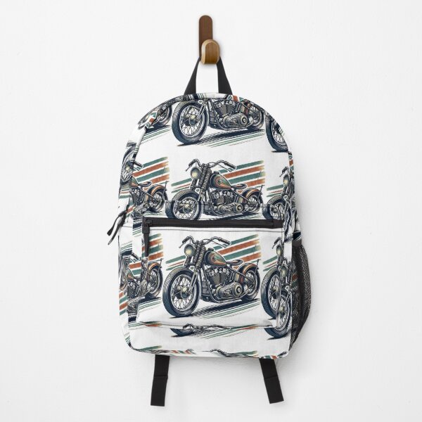 Item preview, Vintage Motorcycle Classic Motorbike Biker Design designed and sold by Moonrock Design.