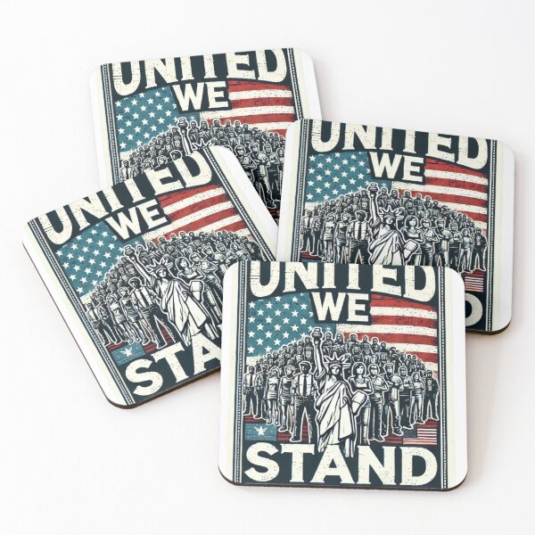Item preview, United We Stand – Patriotic American Unity Art designed and sold by ZingZone.