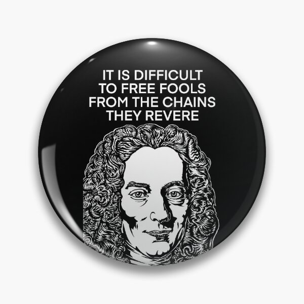 Item preview, VOLTAIRE quote .2 - ink portrait designed and sold by lautir.