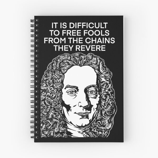 Item preview, VOLTAIRE quote .2 - ink portrait designed and sold by lautir.