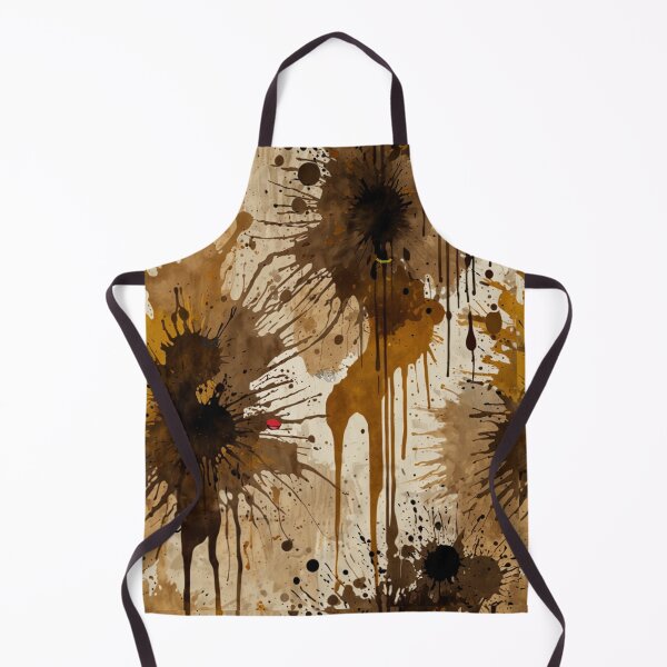 Item preview, Inked Emotions - Vintage Grunge Watercolor Pattern with Coffee Stains & Torn Newspaper designed and sold by WeirdlyWorn.