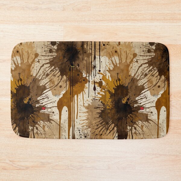 Item preview, Inked Emotions - Vintage Grunge Watercolor Pattern with Coffee Stains & Torn Newspaper designed and sold by WeirdlyWorn.