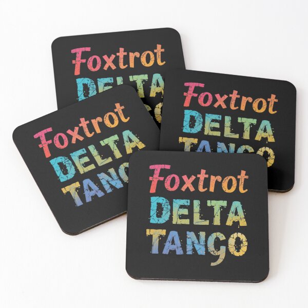 Item preview,  foxtrot delta tango in a modern style designed and sold by Nimkaew.