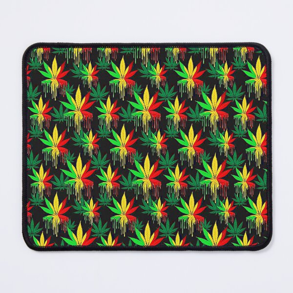 Item preview, 420 Rasta Jamaica Pot Weed Leaf Red Yellow Green Marijuana Print designed and sold by FestDrip.