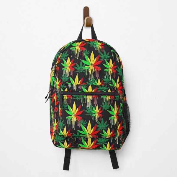 Item preview, 420 Rasta Jamaica Pot Weed Leaf Red Yellow Green Marijuana Print designed and sold by FestDrip.