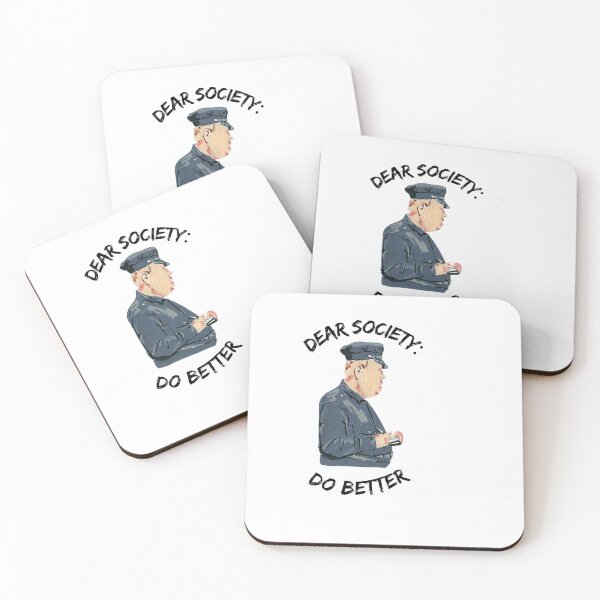 Item preview, Dear Society: Do Better – Original Art of Sarcastic Social Commentary Sticker designed and sold by CarvingCoryArt.