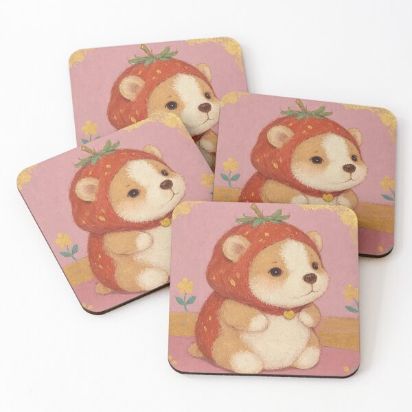 Item preview, Cute Corgi Strawberry  designed and sold by madebysofi444.