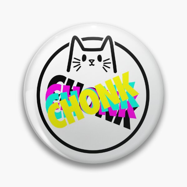 Item preview, CMYK Chonk Cat designed and sold by GetContented.
