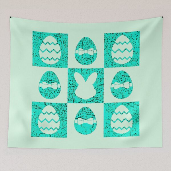 Item preview, Checkered Bunny & Egg Hunt designed and sold by Syrupulse.