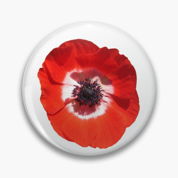 Item preview, Red, White,and Blue Anemone Windflower Showing Anticipation Die Cut designed and sold by JoyousArt4u.