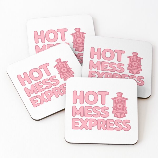 Item preview, Hot Mess Express! Cute Pink Girly Pun designed and sold by PMCreative.