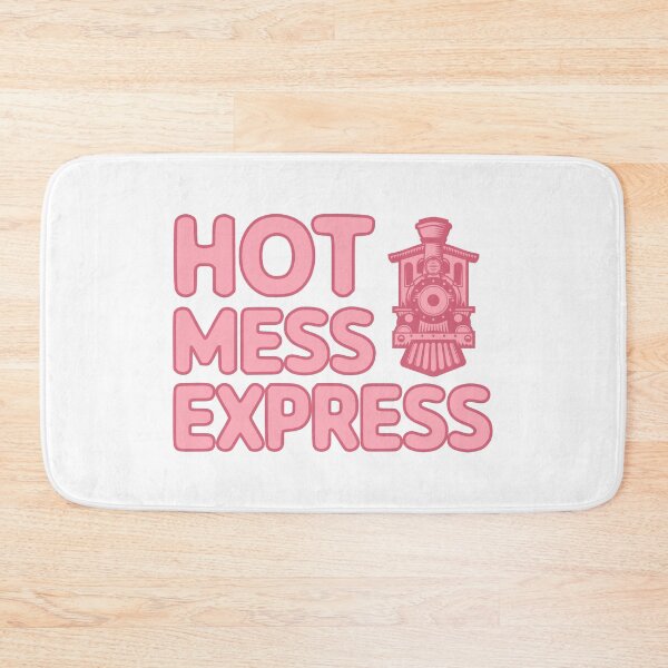 Item preview, Hot Mess Express! Cute Pink Girly Pun designed and sold by PMCreative.
