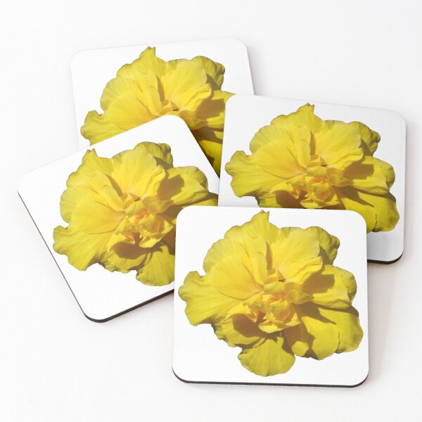 Item preview, Double Yellow Hibiscus Die Cut designed and sold by JoyousArt4u.