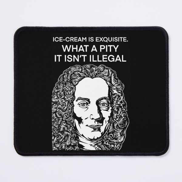 Item preview, VOLTAIRE quote .5 - ink portrait designed and sold by lautir.