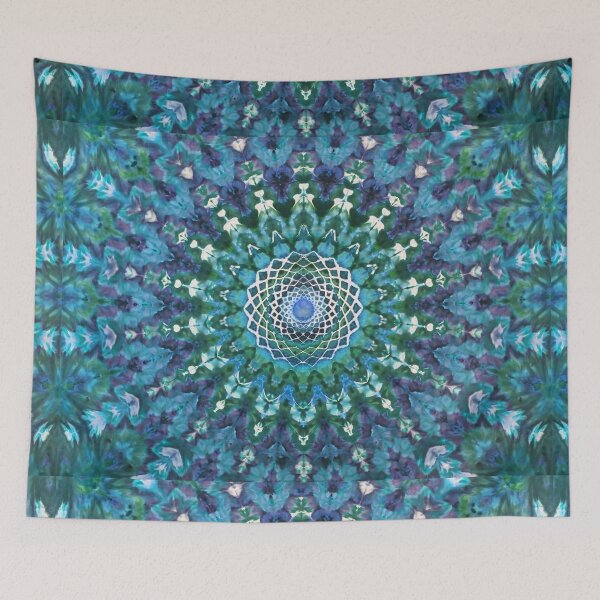 Item preview, Tie Dye Deadhead Mandala spiritual meditation chakra designed and sold by AuroraXGreen.