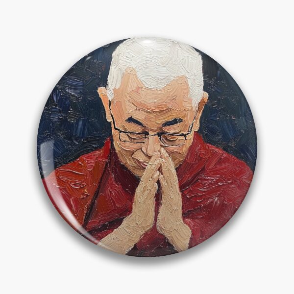 Artikelvorschau, Dalai Lama | Postimpressionistischer Malstil entworfen und verkauft von ComicsFactory.