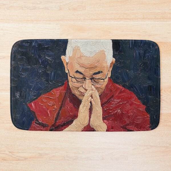 Item preview, Dalai Lama | Post-impressionist painting style designed and sold by ComicsFactory.