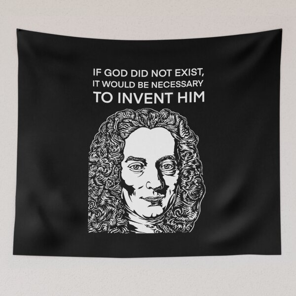 Item preview, VOLTAIRE quote .6 - ink portrait designed and sold by lautir.
