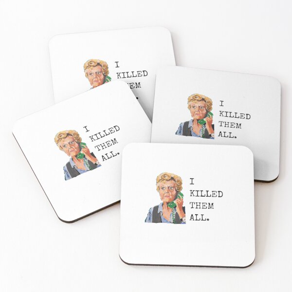 Item preview, Killed Them All, Jessica? – Murder, She Wrote Inspired Art designed and sold by CarvingCoryArt.