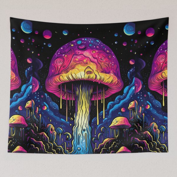 Item preview, UV Glow Blacklight Reactive Magic Mushrooms  designed and sold by FestDrip.