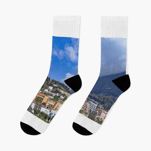 Item preview, Colorful old buildings in Menton cityscape,summertime,France designed and sold by goceris.