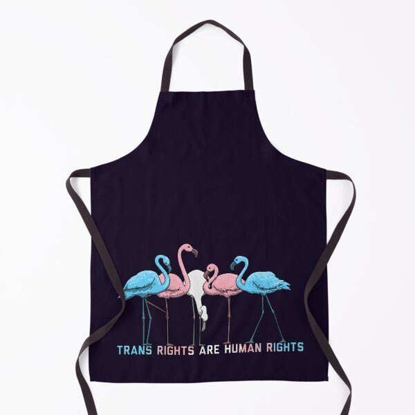 Item preview, Trans Rights are Human Rights Flamingoes designed and sold by Art by Veya.