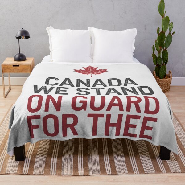 Item preview, Canada We Stand On Guard For Thee designed and sold by HowToCanadian.