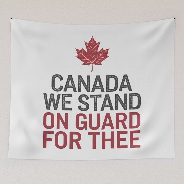 Item preview, Canada We Stand On Guard For Thee designed and sold by HowToCanadian.