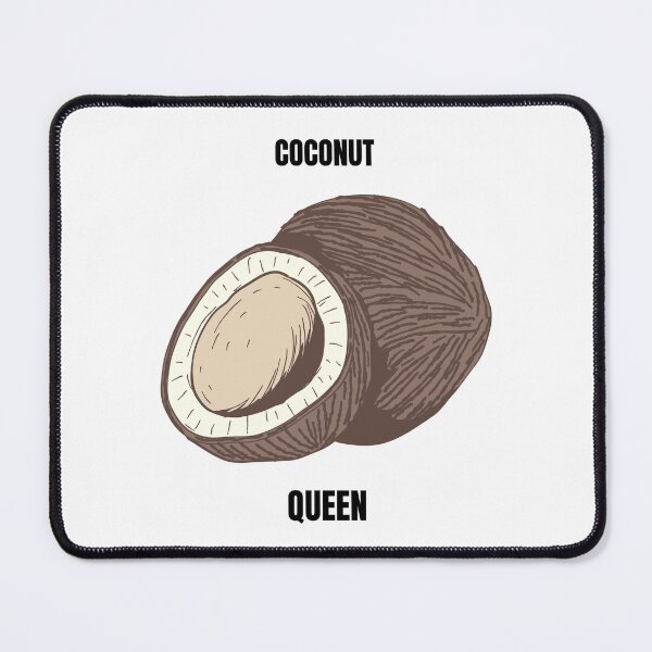 Item preview, Coconut Queen – Tropical Coconut Design designed and sold by TropicalTrails.