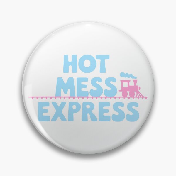 Item preview, Hot Mess Express! Funny Train Pun designed and sold by PMCreative.